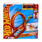 Комплект за игра с количка, Hot Wheels Stunt Track, Loop Flag Finish, JHK77