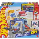 Комплект за игра с количка, Hot Wheels, Downtown, Police Tower, JHL74