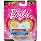 Метална количка, Hot Wheels Premium, Pop Culture, Barbie, Custom GMC Panel Van, JHW98