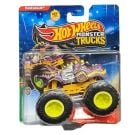 Количка Hot Wheels, Monster Truck, Beast Bashers, Crushed Car, Rageasaur, JHY42