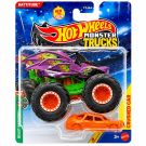 Количка Hot Wheels, Monster Truck, Crushed Car, Battitude 2026, JHY44