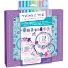 Комплект гривни Make It Real, Infinity colors, Син, 27 части