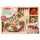 Дървен комплект за игра, Melissa & Doug, Пица Парти, 36 части, 6074863
