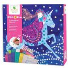 Творчески комплект, Sycomore Stick n Fun Mosaic, Еднорози