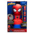 Нощна лампа с LED светлини и високоговорител, Lexibook, Spiderman