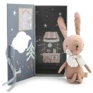 Плюшена играчка в подаръчна кутия, Picca Loulou, Зайче, Розово, 18 см