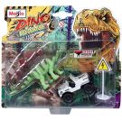 Комплект количка и фигурка динозавър Maisto, Dino Adventure, Бяла