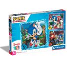 Пъзел Clementoni, Sonic the Hedgehog, 3 x 48 части