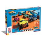 Пъзел Clementoni, Hot Wheels, Let s Race, Super Color, 104 части