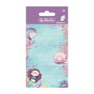 Комплект 9 ученически етикета Herlitz, Mermaid