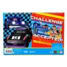 Скицник за рисуване със стикери, Hot Wheels, Challenge Accepted, 40 листа