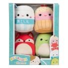 Комплект 4 плюшени играчки, Squishmallows, Micromallows