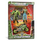 Комплект от 2 фигурки и военен автомобил, Lanard, The Corps Universe, Ghost-Mirage