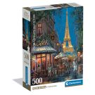 Пъзел Clementoni, Night at the Eiffel Cafe, 500 части