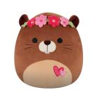 Плюшена играчка, Squishmallows, Бобърчето Чип със сърца, 19 см
