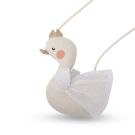 Плюшена играчка Picca Loulou, Чантичка Лебедът Сузи, 15 см