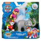 Комплект фигурки, Paw Patrol, Jungle Pups, Skye, Marshall и Elefantul, 20143983