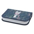 Оборудван моливник с едно отделение, Herlitz, Chill Cat, 34 части