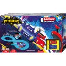 Комплект състезателна писта с 2 колички, Carrera, Batwheels DC