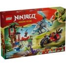 LEGO® Ninjago - Битка при дървесната къща с превозни средства на нинджите (71857)