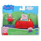 Комплект фигурка и количка, Peppa Pig, Little Red Car, F2212