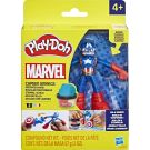 Комплект за игра с фигурка, Play-Doh, Marvel, Captain America, G0056