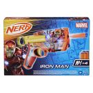Бластер с 4 дунапренени стрелички, Nerf, Marvel, Iron Man, G1923