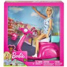 Кукла със скутер, Barbie, GBK85