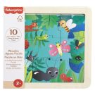 Мини дървен пъзел, Fisher Price, Насекоми, HXV19
