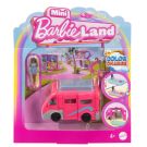Комплект за игра с превозно средство и кукла Barbie, Mini BarbieLand, HYF38
