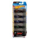 Комплект от 5 метални колички, Hot Wheels, Formula 1, 1:64, JGF58