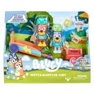 Комплект за игра с 2 фигурки, Bluey, Bluey и Rusty Go-Kart