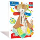 Текстилна играчка дрънкалка, Clementoni, Lovely Bear