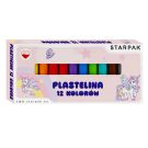 Пластилин Starpak, Unicorn, 12 цвята