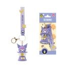 Ключодържател със светлини и каишка, Yume, Hello Kitty and Friends, Camping Lamp Series, Kuromi