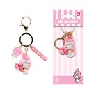 Ключодържател с висулка и каишка, Yume, Hello Kitty and Friends, Tea Party Series, My Melody
