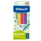 Комплект 12 триъгълни цветни молива, Herlitz