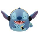 Плюшена играчка, Squishmallows, Disney Stitch със слушалки, 17 см