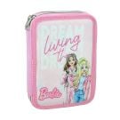 Ученически несесер с две отделения и принадлежности, Barbie, Living the Dream