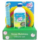 Комплект за правене на сапунени балони и разтвор, Fru Blu, Deluxe, 400 мл