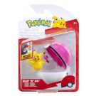 Фигурка в топка Clip N Go Pokemon S2, Pikachu и Love Ball