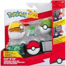 Комплект колан с фигурка, Pokemon S2, Clip 'N' Go, Poke Ball, Bulbasaur, PKW3646
