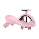 Количка без педали със светлини и звуци Qitong Swing Car, Розова