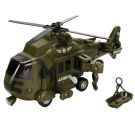 Военен хеликоптер със светлини и звуци, Cool Machines, 1:16, Зелен