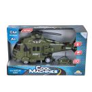Военен хеликоптер със светлини и звуци, Cool Machines, 1:16, Зелен