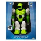 Робот със светлини и звуци, Storm Brave, Зелен, 25 см