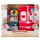 Хладилник с 2 врати и аксесоари, Little Chef, Червен