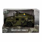 Военен джип със светлини и звуци, Hero Combat, 23 см, Зелен
