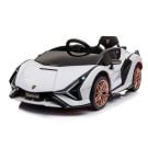 Електрическа количка, Lamborghini Sian, 12V, Бяла