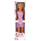Кукла Clara в парти тоалет, Dollz And More, с лилава рокля, 80см